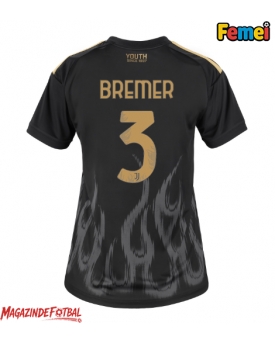 Juventus Gleison Bremer #3 Tricou Fotbal Replică 2026-27 Femei Treilea